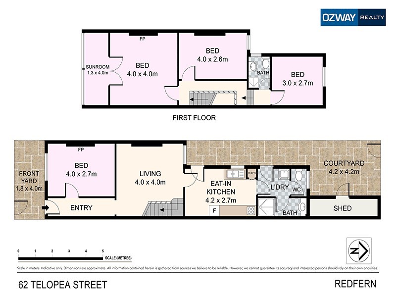 62 Telopea Street, Redfern NSW 2016 Floorplan