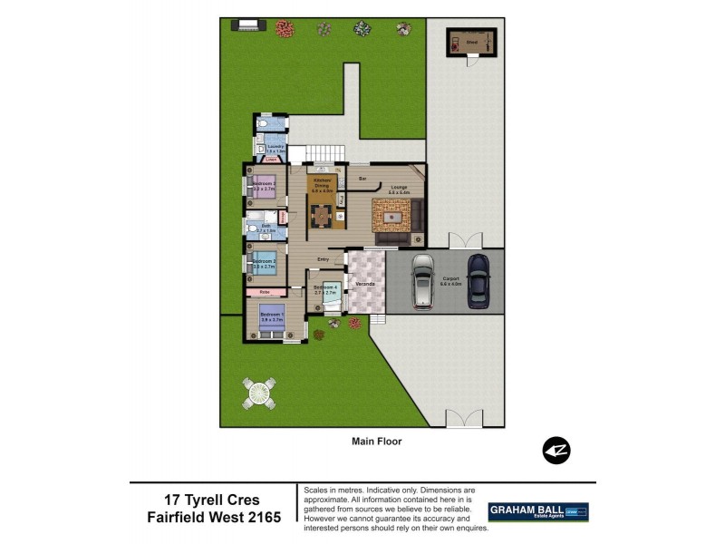 17 Tyrell Crescent, Fairfield West NSW 2165 Floorplan