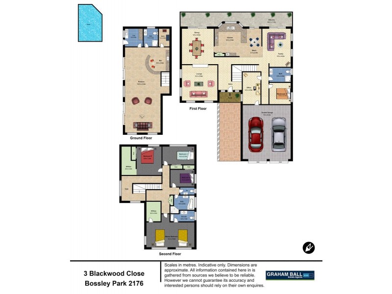 3 Blackwood  Close, Bossley Park NSW 2176 Floorplan
