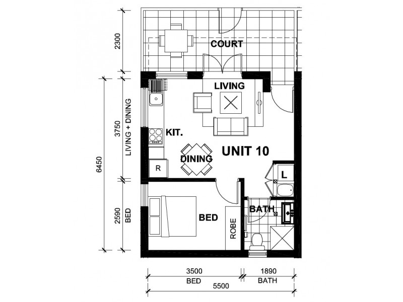 10/53-55 Glebe Point Road, Glebe NSW 2037 Floorplan