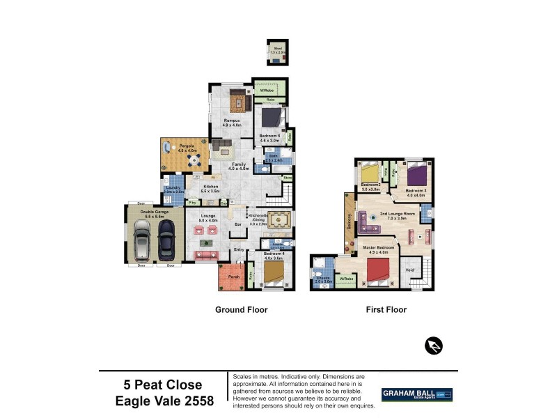 5 Peat Close, Eagle Vale NSW 2558 Floorplan
