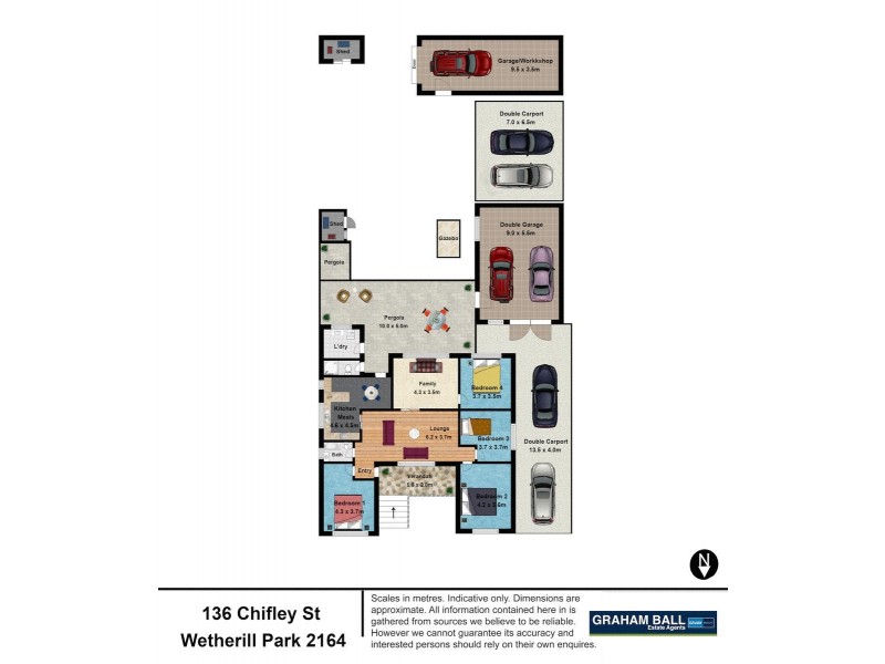 136 Chifley Street, Wetherill Park NSW 2164 Floorplan