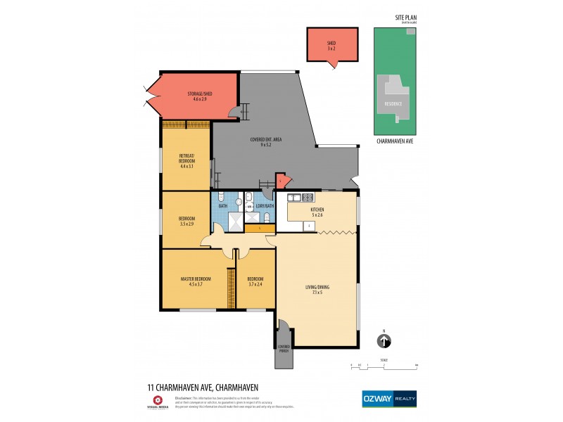 11 Charmhaven Avenue, Charmhaven NSW 2263 Floorplan