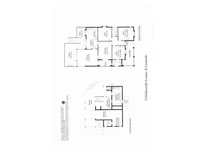 6 Holdsworth Avenue, St Leonards NSW 2065 Floorplan