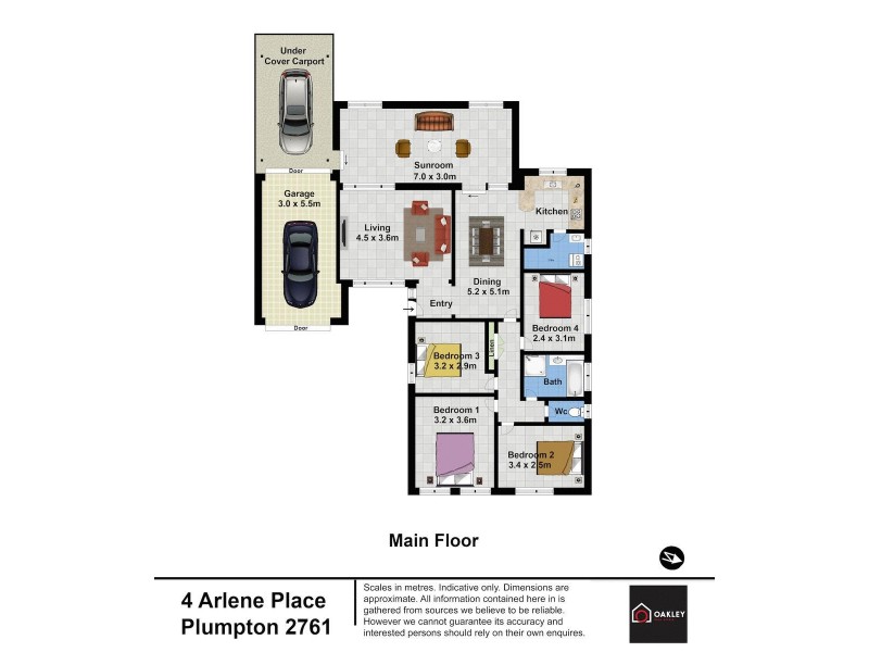 4 Arlene Place, Plumpton NSW 2761 Floorplan