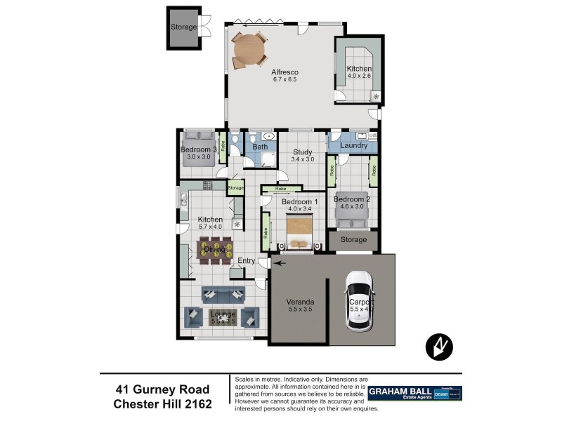 41 Gurney Road, Chester Hill NSW 2162 Floorplan