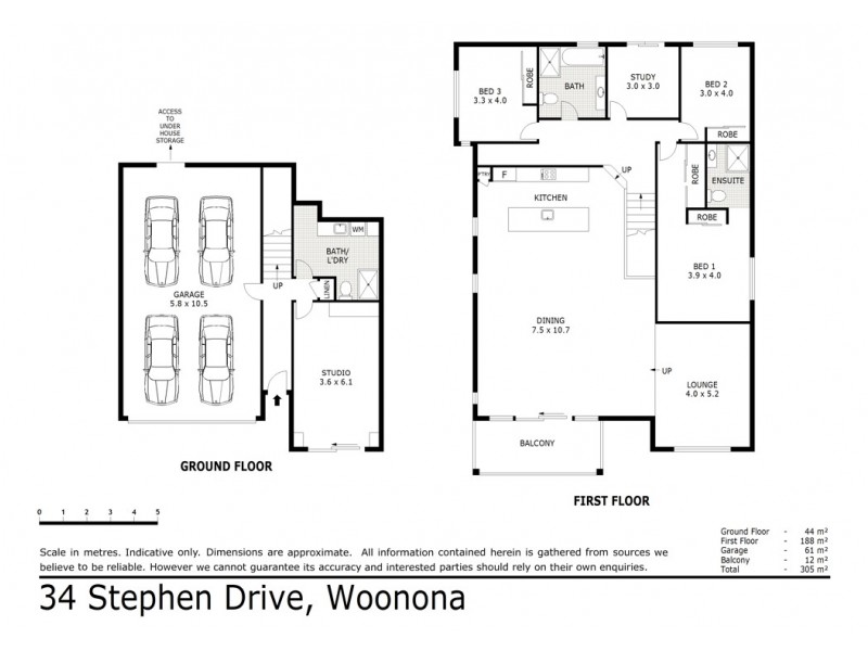 34 Stephen Drive, Woonona NSW 2517 Floorplan