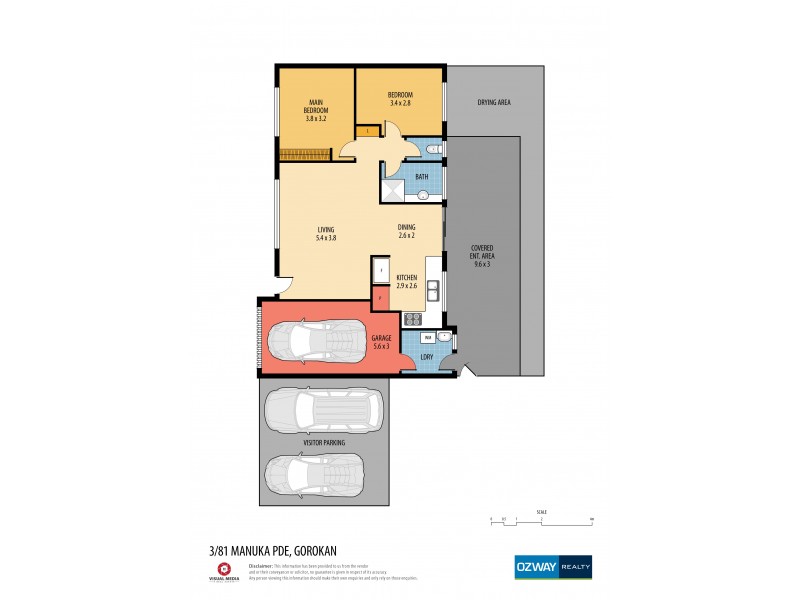 3/81 Manuka Parade, Gorokan NSW 2263 Floorplan