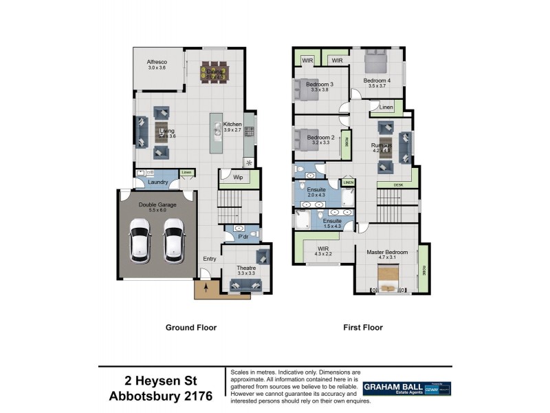2 Heysen Street, Abbotsbury NSW 2176 Floorplan