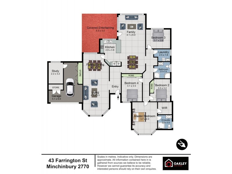 43 Farrington Street, Minchinbury NSW 2770 Floorplan