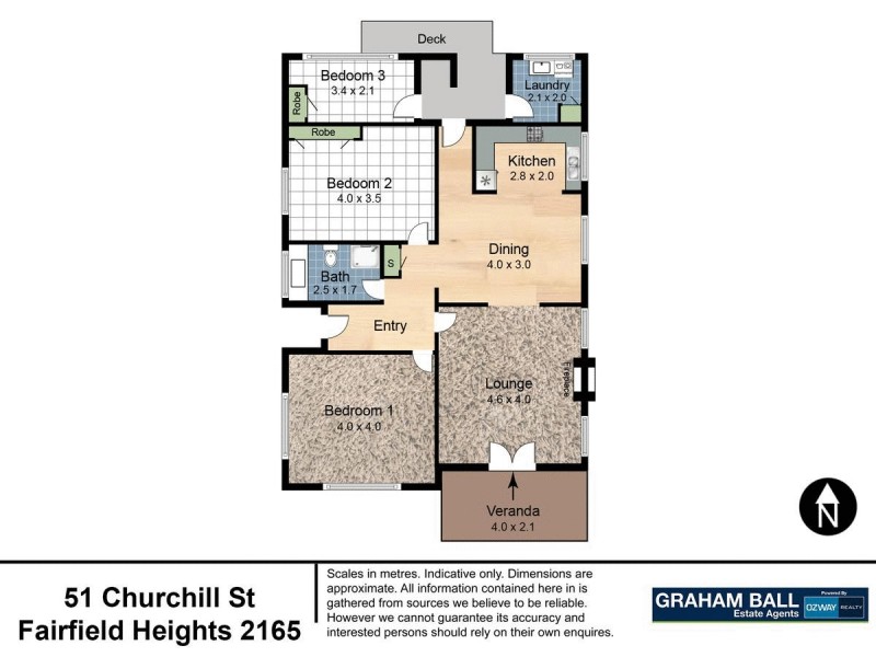 51 Churchill Street, Fairfield NSW 2165 Floorplan