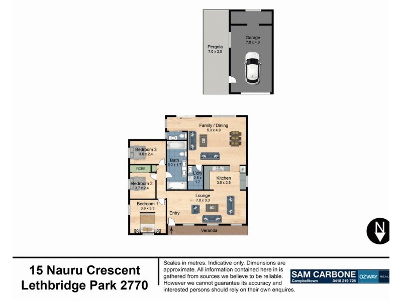 15 Nauru Crescent, Lethbridge Park NSW 2770 Floorplan