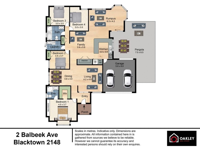 2 Balbeek Avenue, Blacktown NSW 2148 Floorplan