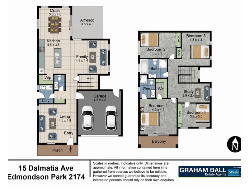 15 Dalmatia Avenue, Edmondson Park NSW 2174 Floorplan