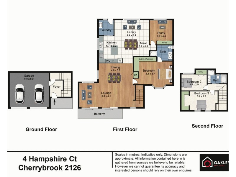 4 Hampshire Court, Cherrybrook NSW 2126 Floorplan