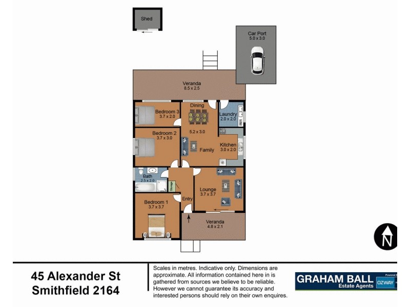 45 Alexander Street, Smithfield NSW 2164 Floorplan