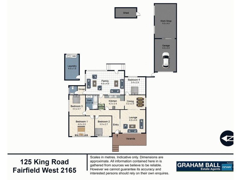 125 King Road, Fairfield West NSW 2165 Floorplan