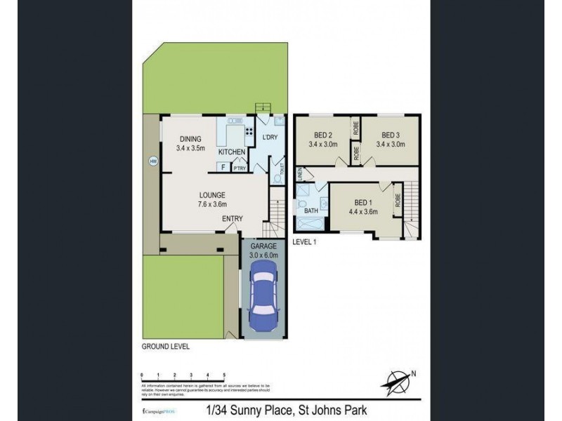 1/34 Sunny  Place, St Johns Park NSW 2176