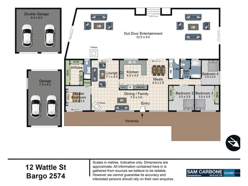 12 Wattle Street, Bargo NSW 2574 Floorplan