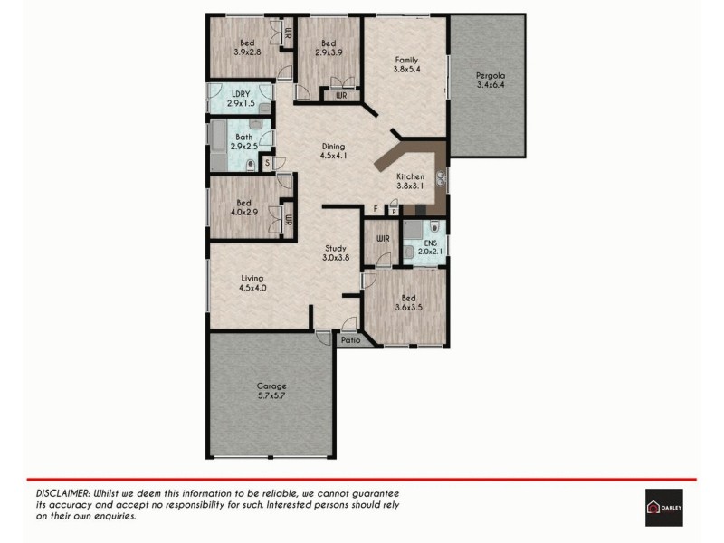 8 Pottery Circuit, Woodcroft NSW 2767 Floorplan