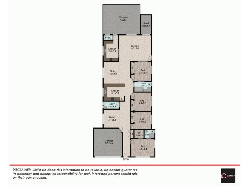 3 Bletchley  Place, Hebersham NSW 2770 Floorplan