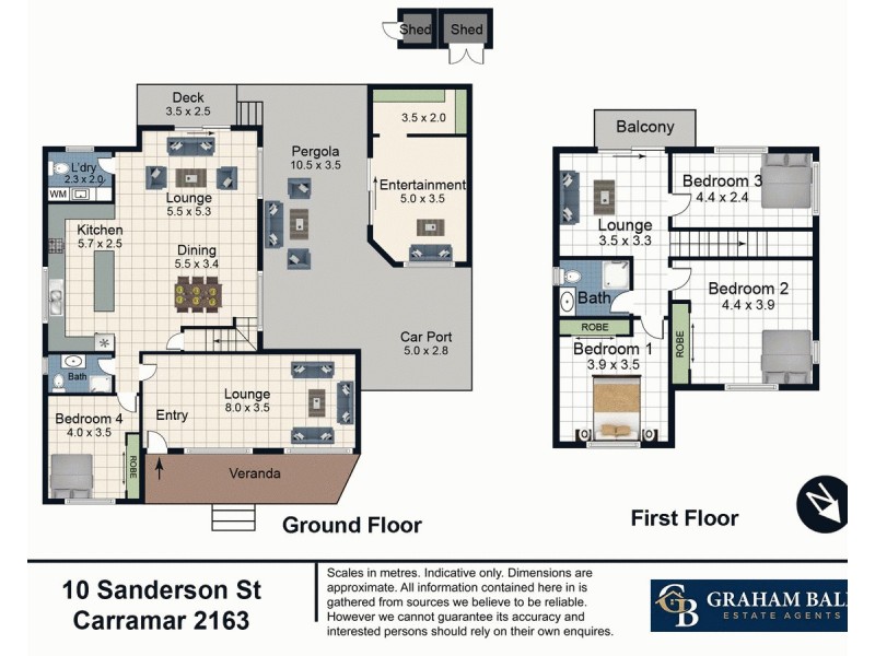 10 Sanderson Street, Carramar NSW 2163 Floorplan