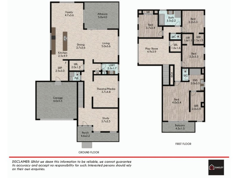 27 Oakhill  Crescent, Colebee NSW 2761 Floorplan