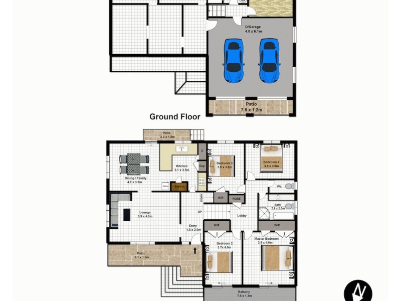 1A Watts Place, Prairiewood NSW 2176 Floorplan