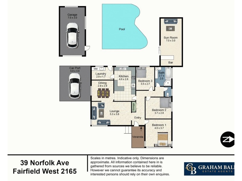 39 Norfolk Avenue, Fairfield West NSW 2165 Floorplan