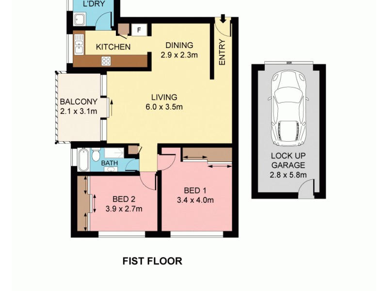 33/18-20  Thomas  Street, Parramatta NSW 2150 Floorplan