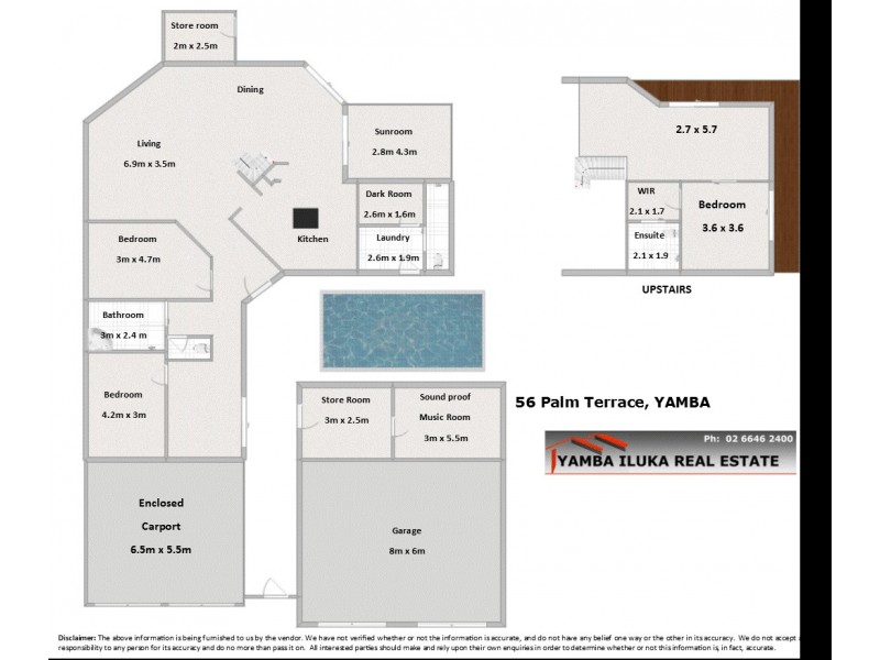 56 Palm Tce, Yamba NSW 2464 Floorplan
