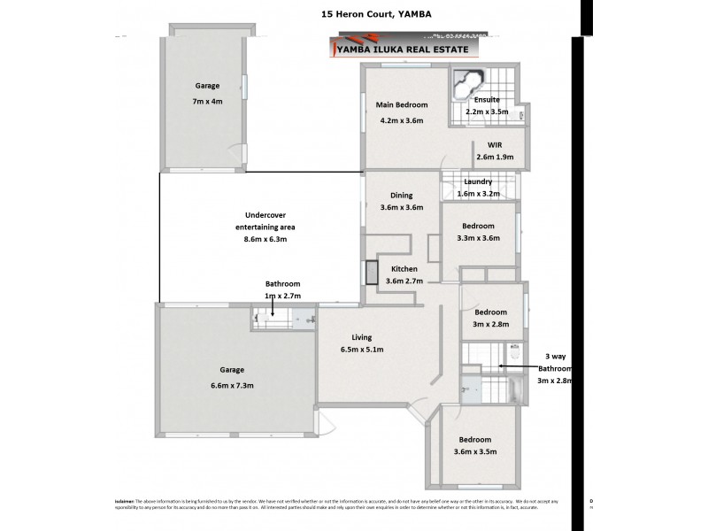 15 Heron Ct, Yamba NSW 2464 Floorplan