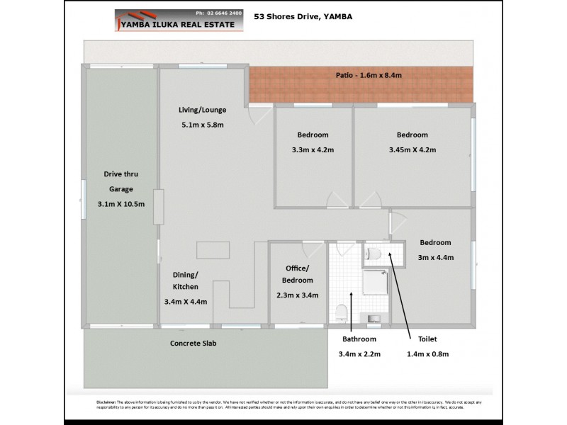 63 Shores Dr, Yamba NSW 2464 Floorplan