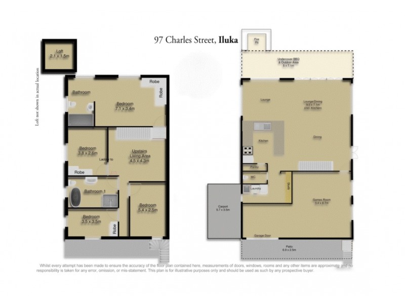 97 Charles Street, Iluka NSW 2466 Floorplan