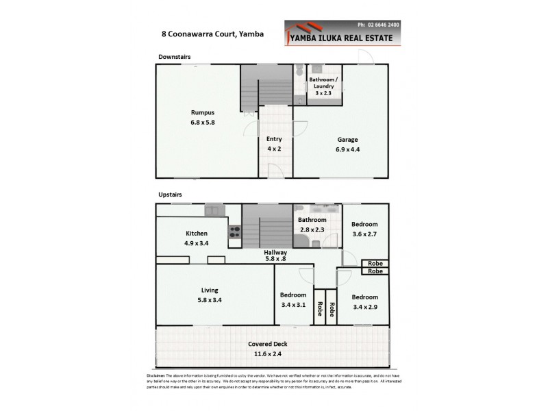 8 Coonawarra Court, Yamba NSW 2464 Floorplan