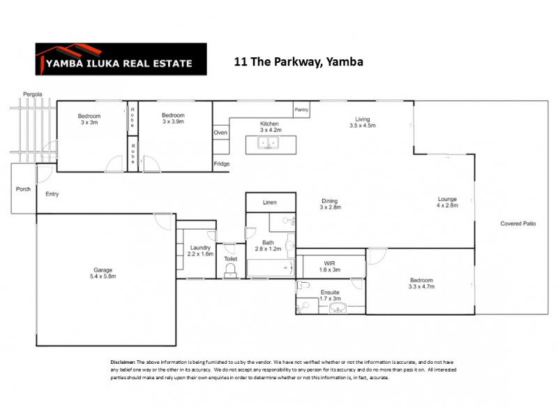 11 The Parkway, Yamba NSW 2464 Floorplan