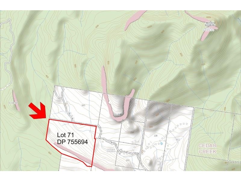 Lot 71 Cedar Creek Rd, Cedar Creek NSW 2484