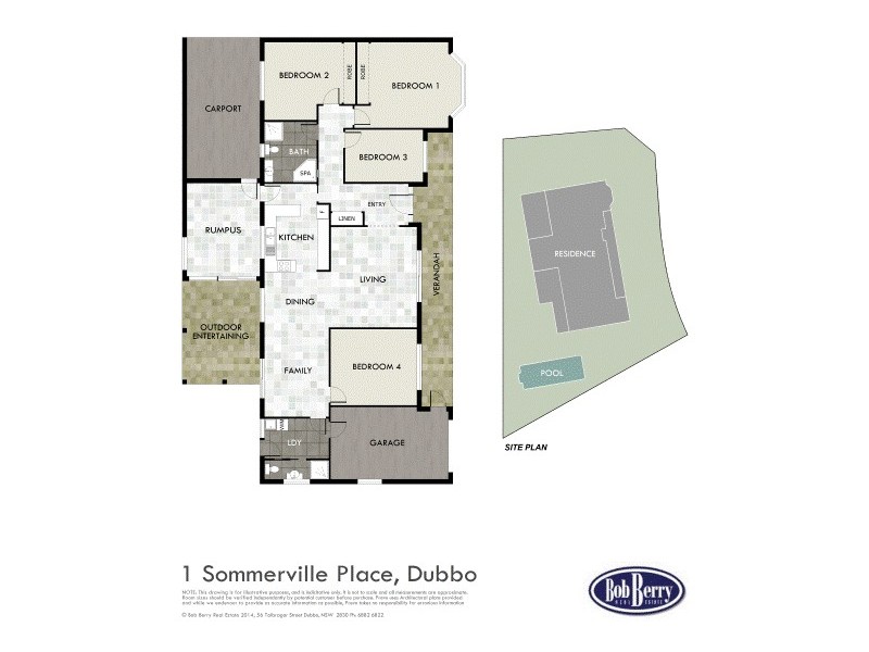 1 Sommerville Pl, Dubbo NSW 2830 Floorplan