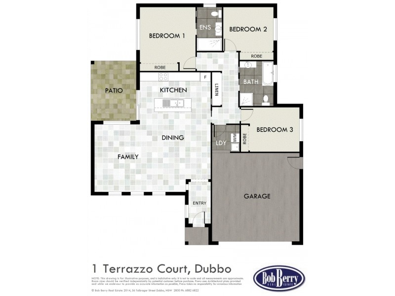 1 Terrazzo Ct, Dubbo NSW 2830 Floorplan