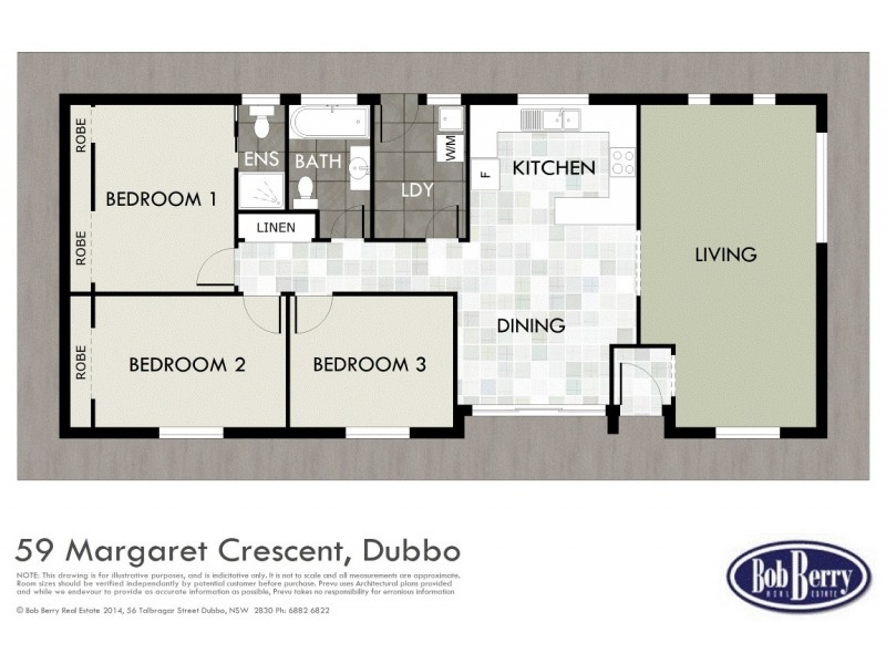 59 Margaret Cres, Dubbo NSW 2830 Floorplan