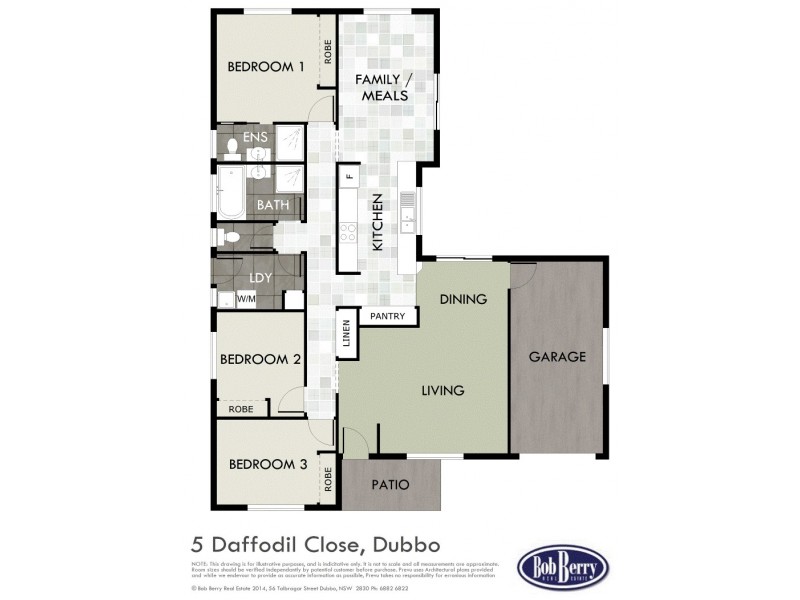5 Daffodil Ct, Dubbo NSW 2830 Floorplan