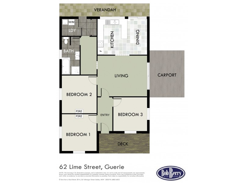 62 Lime St, Geurie NSW 2831 Floorplan