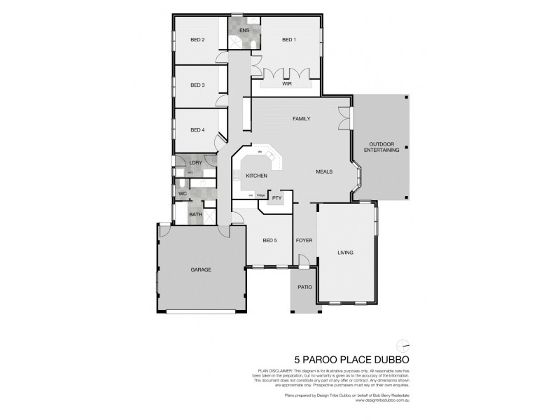 5 Paroo Pl, Dubbo NSW 2830 Floorplan