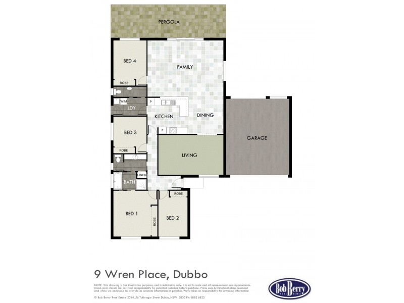 9 Wren Pl, Dubbo NSW 2830 Floorplan