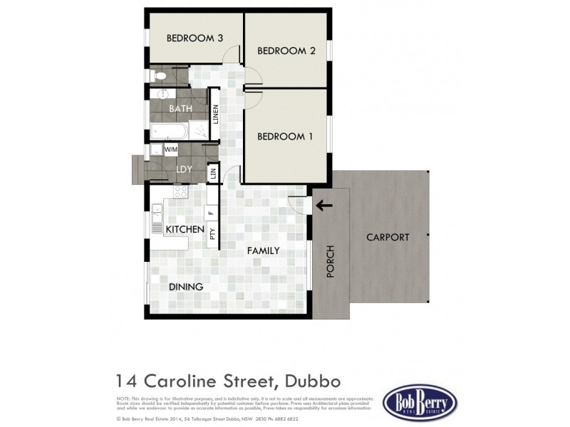 14 Caroline St, Dubbo NSW 2830 Floorplan