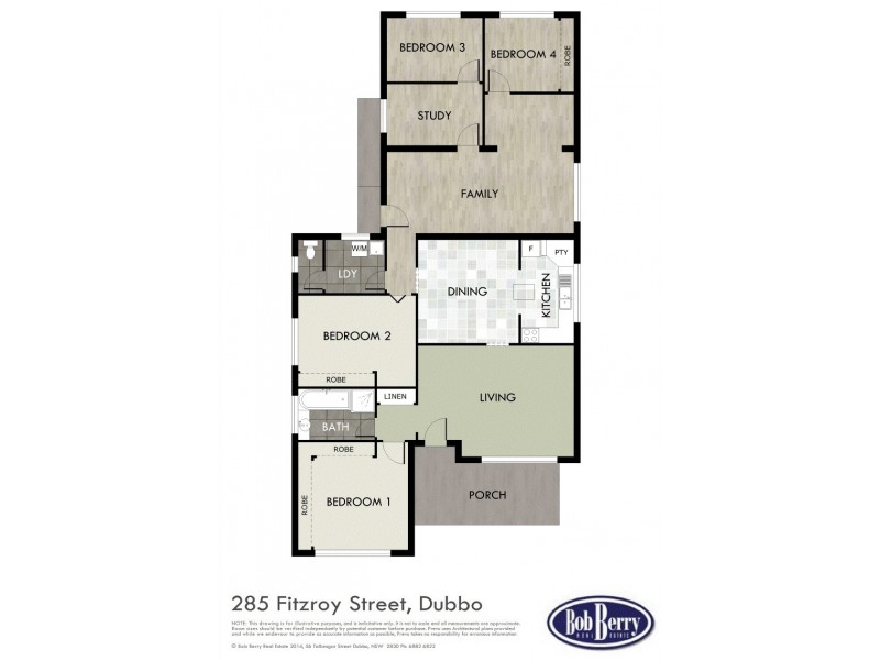 285 Fitzroy St, Dubbo NSW 2830 Floorplan