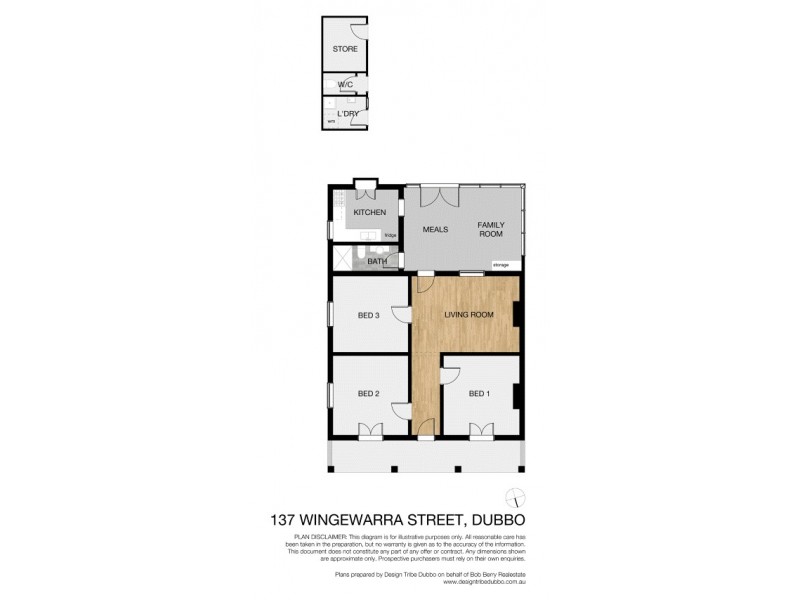137 Wingewarra St, Dubbo NSW 2830 Floorplan