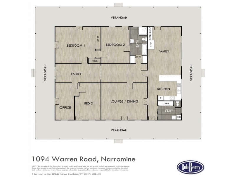 1094 Warren Rd, Narromine NSW 2821 Floorplan