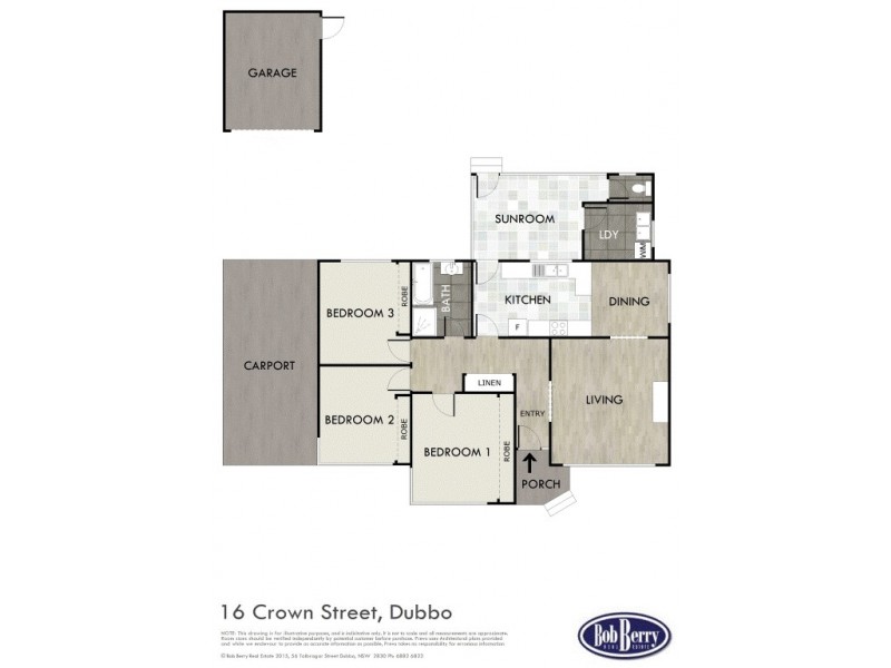 16 Crown St, Dubbo NSW 2830 Floorplan