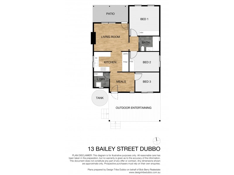 13 Bailey St, Dubbo NSW 2830 Floorplan